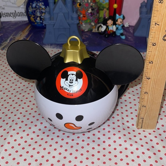 MICKEY SNOWMAN ORNAMENT CUP DRINK HOLDER. BRAND NEW - Picture 4 of 9